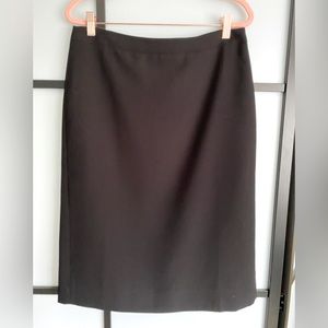 JCrew black skirt sz 10, part of 365 collection. EUC. Smoke and pet free home.